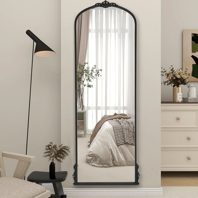 ClassicLiving Tammara Metal Framed Full Length Mirror in Black